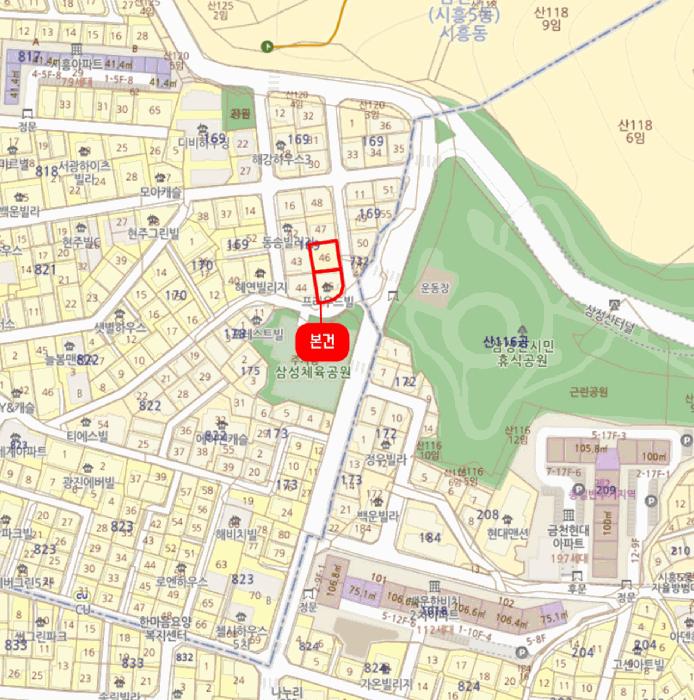 서울특별시 금천구 시흥동 169-45 프라우드빌 제4층 제402호 다세대(빌라) 경매 사진 12