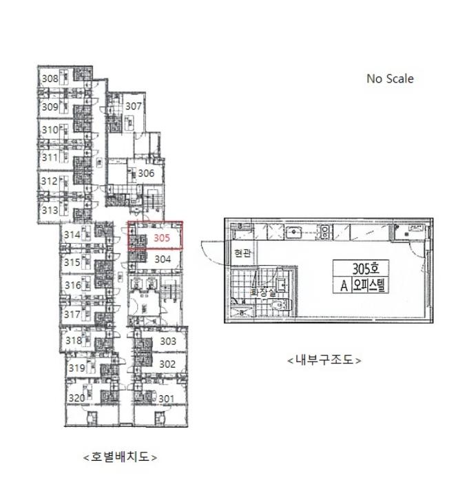 경기도 평택시 정암로 45, 1동 3층305호 (이충동,서정스마트빌듀오2차)구) 경기도 평택시 이충동 452-2 오피스텔 경매 사진 9
