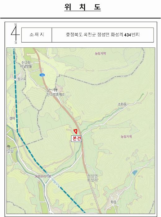 충청북도 옥천군 청성면 화성리 434 답 경매 사진 8