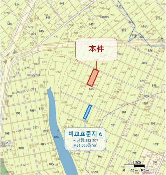 경상북도 구미시 지산동 845-173 답 경매 사진 7