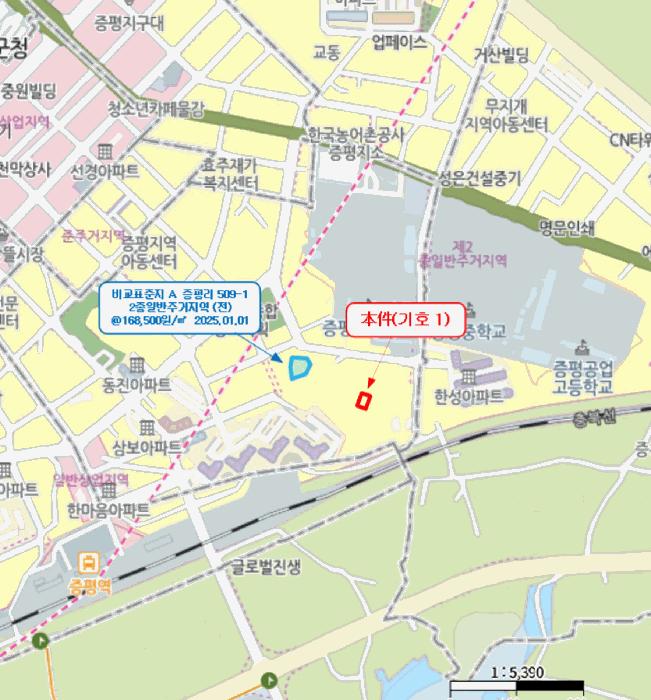 충청북도 증평군 증평읍 증평리 545 전 경매 사진 2