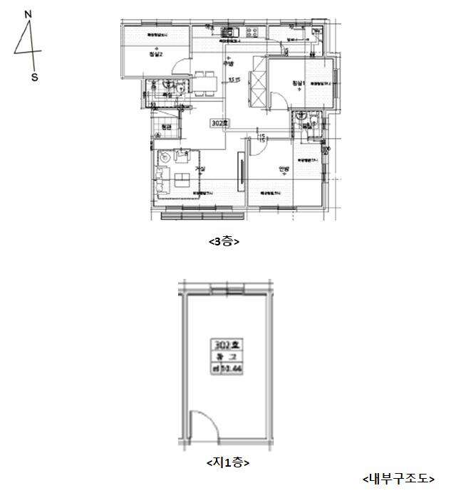 경기도 파주시 상지석동 606-15 3층302호 다세대(빌라) 경매 사진 12