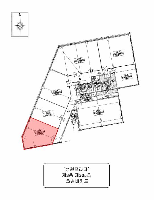 경기도 김포시 구래동 6883-7 성현프라자 3층 305호 근린상가 경매 사진 11