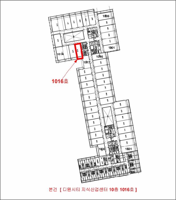 경기도 김포시 구래동 6871-7 디원시티 지식산업센터 10층1016호 아파트형공장 경매 사진 10