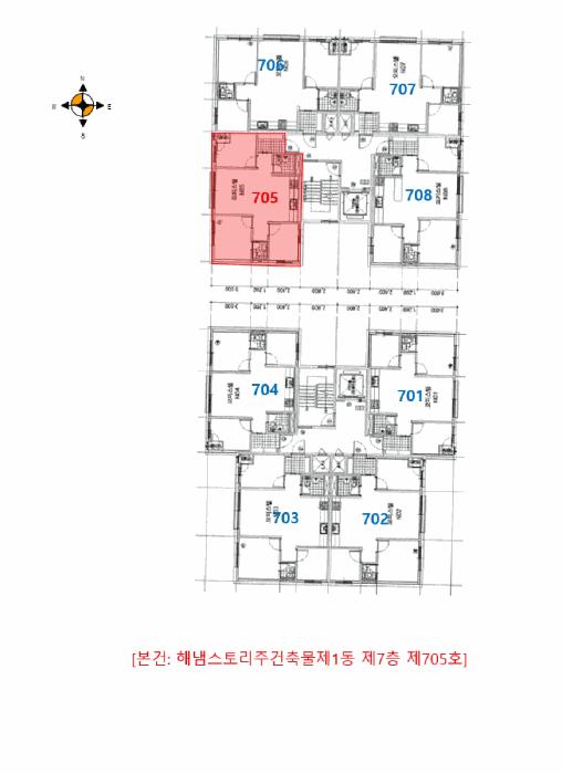 경기도 부천시 원미구 원미동 42-1 해냄스토리주건축물제1동 7층705호 오피스텔 경매 사진 9