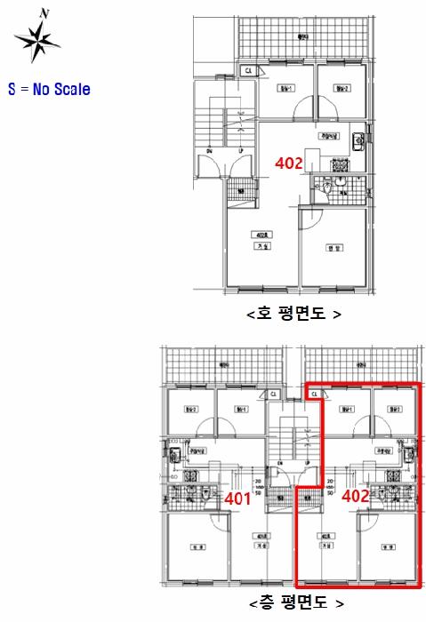 인천광역시 서구 검암동 520-5 검암리치빌 1동 4층402호 다세대(빌라) 경매 사진 10