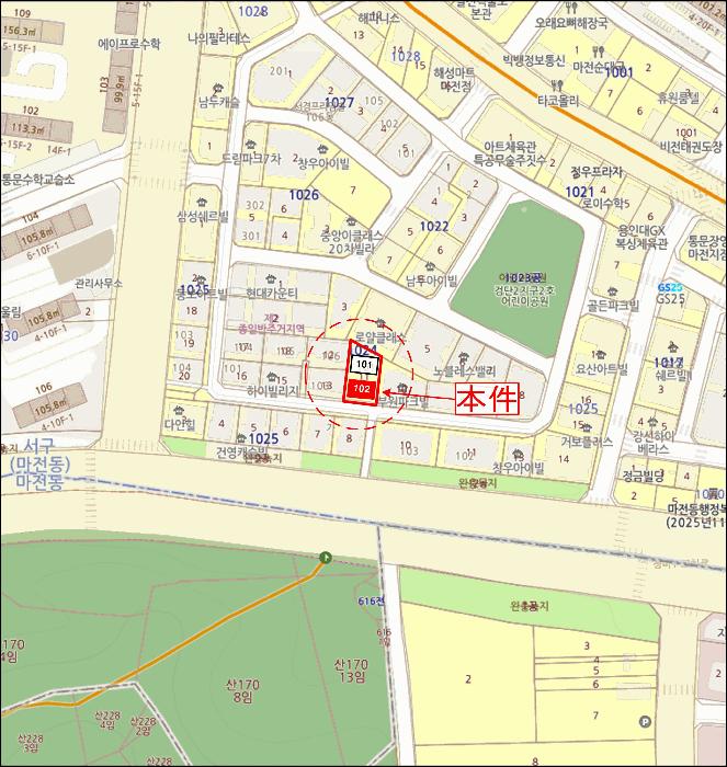 인천광역시 서구 마전동 1024-11 부원파크빌 102동 4층401호 다세대(빌라) 경매 사진 11
