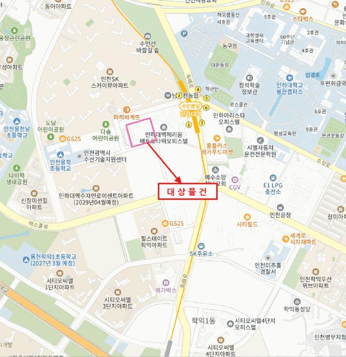 인천광역시 미추홀구 용현동 665-19 이편한세상 시티 인하대역 8층101동804호 오피스텔 경매 사진 9