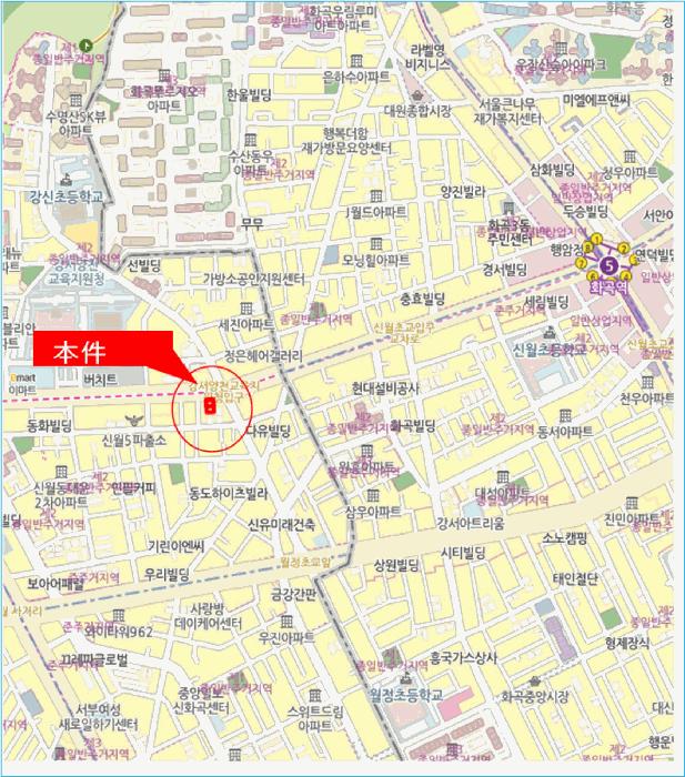 서울특별시 양천구 신월동 60-31 한울팰리스 제5층 제502호 다세대(빌라) 경매 사진 13