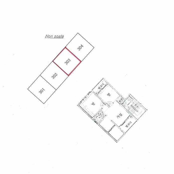 경기도 용인시 처인구 포곡로5번길 12-1, 나동 3층303호 (유방동,광명빌라)구) 경기도 용인시 처인구 유방동 143-2 다세대(빌라) 경매 사진 8