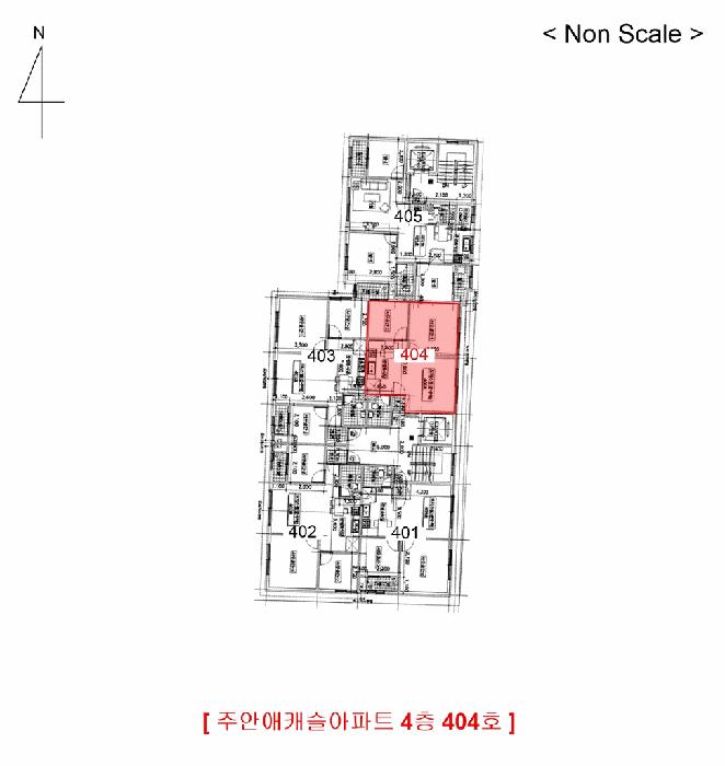 인천광역시 미추홀구 주안동 114-1 주안애캐슬아파트 4층404호 오피스텔 경매 사진 11