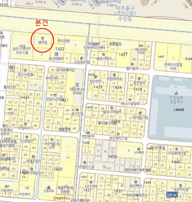인천광역시 미추홀구 주안동 1422-1 엠버빌 2층 202호 오피스텔 경매 사진 12