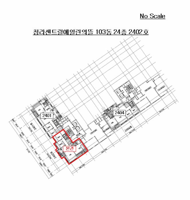 인천광역시 서구 청라동 156-1 청라센트럴에일린의뜰 103동 24층2402호 아파트 경매 사진 12