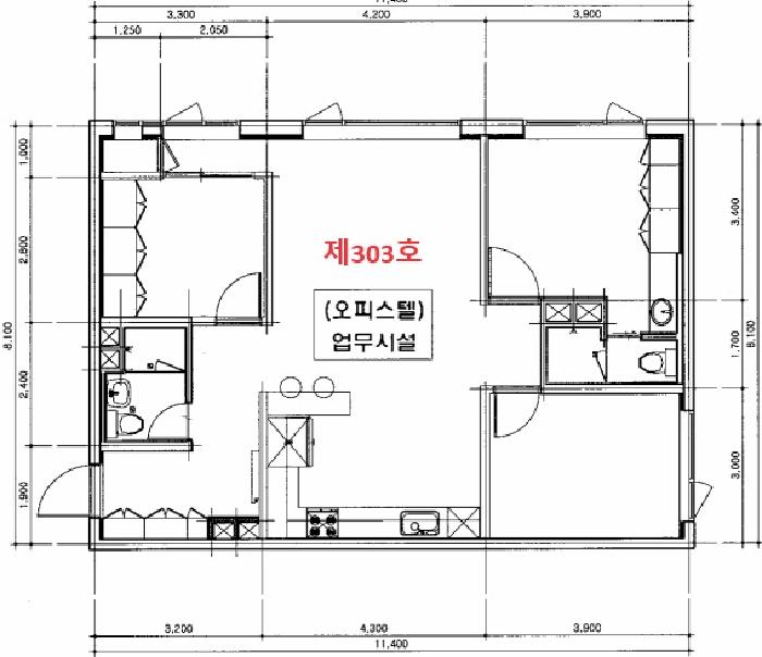 경기도 수원시 영통구 원천동 296-6 수원영통아크로파크 103동 3층303호 오피스텔 경매 사진 11