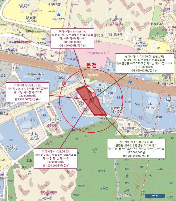 경기도 수원시 영통구 원천동 296-6 수원영통아크로파크 103동 3층303호 오피스텔 경매 사진 16