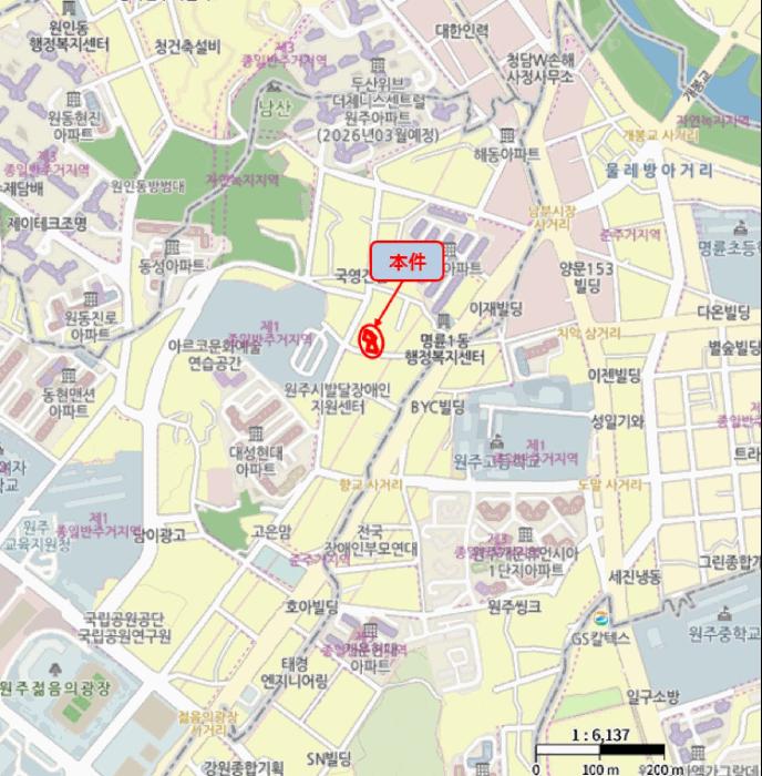 강원특별자치도 원주시 명륜동 113-1 근린주택 경매 사진 14