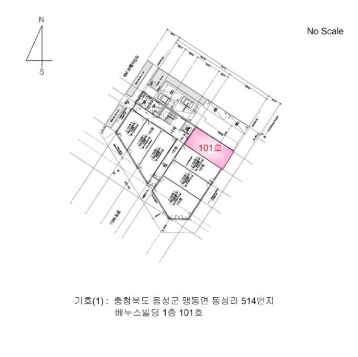 충청북도 음성군 맹동면 동성리 514 베누스빌딩 1층101호 근린상가 경매 사진 7