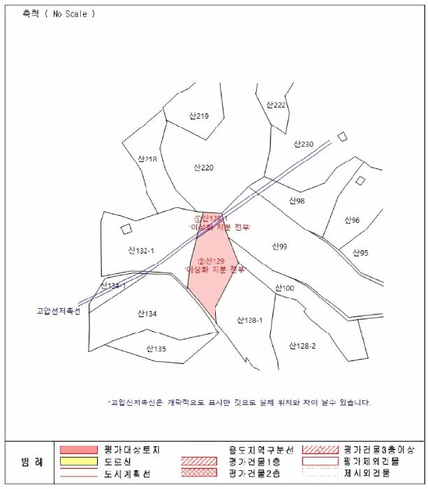 경상북도 포항시 남구 장기면 대곡리 산129-1 임야 경매 사진 7
