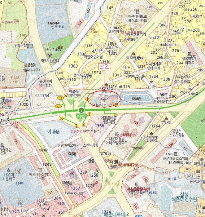 부산광역시 해운대구 해운대로 723, 103동 1층108-1호 (중동,하모니타워마브러스)구) 부산광역시 해운대구 중동 1757 근린상가 경매 사진 11