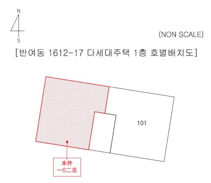 부산광역시 해운대구 재반로241번길 22-45, 1층102호구) 부산광역시 해운대구 반여동 1612-17 다세대(빌라) 경매 사진 10