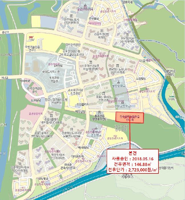 경상남도 진주시 충무공동 277-7 진주혁신도시아슬란스포츠몰 4층디404호 근린상가 경매 사진 6