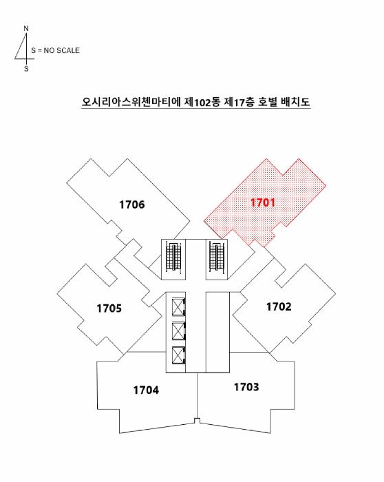부산광역시 기장군 기장읍 시랑리 736 오시리아스위첸마티에 102동 17층1701호 콘도(호텔) 경매 사진 16