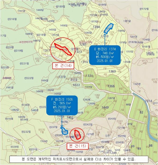 경상남도 하동군 북천면 화정리 산168 임야 경매 사진 53