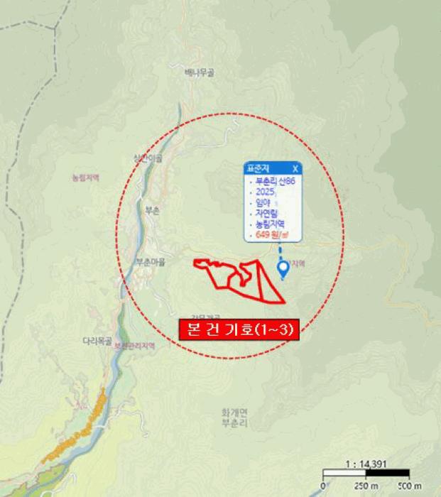 경상남도 하동군 화개면 부춘리 산87-1 임야 경매 사진 7