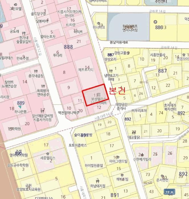 서울특별시 금천구 시흥동 888-13 보성팰리스20차 제10층 제1003호 다세대(빌라) 경매 사진 12