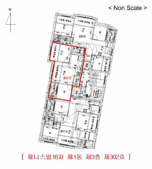 경기도 부천시 소사구 괴안동 100-51 제니스빌16차 1동 3층 302호 다세대(빌라) 경매 사진 7