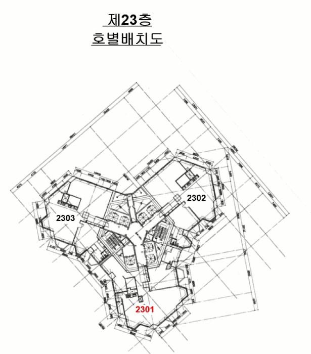 부산광역시 해운대구 우동 1523 더블유비씨더팰리스 101동 23층2301호 오피스텔 경매 사진 8