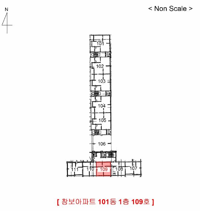 인천광역시 부평구 부평동 70-78 창보아파트 101동 1층109호 아파트 경매 사진 11