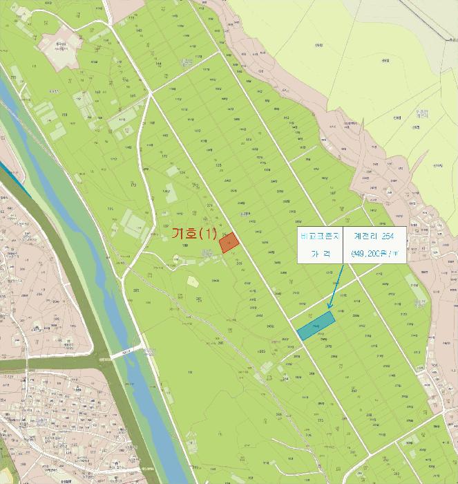 경상북도 경산시 와촌면 계전리 270-3 답 경매 사진 6