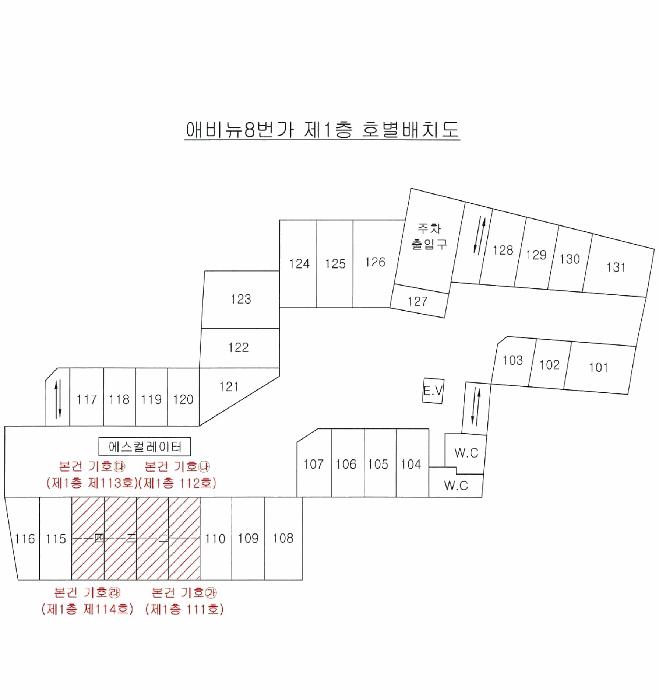 대구광역시 중구 동성로3가 8 애비뉴8번가 1층114호 근린상가 경매 사진 18