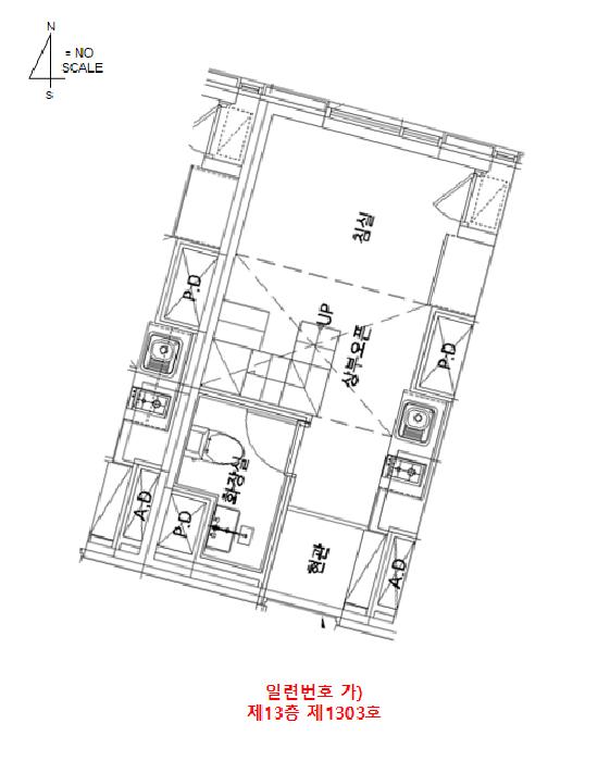 서울특별시 강서구 화곡동 1097-9 투웨니퍼스트강서마곡 제13층 제1303호 오피스텔 경매 사진 9