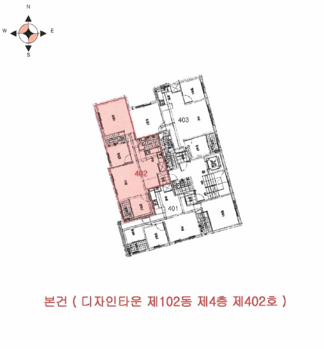 인천광역시 서구 당하동 1098-11 디자인타운 102동 4층402호 다세대(빌라) 경매 사진 9