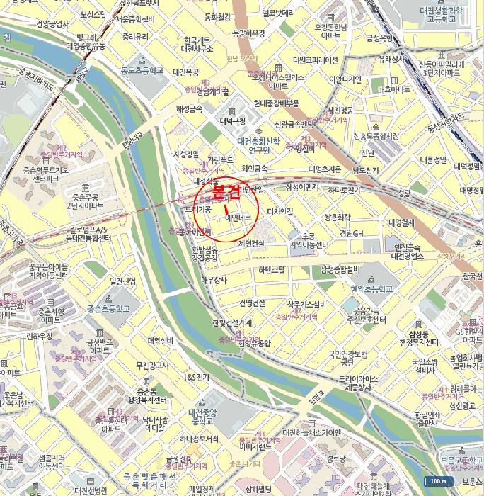 대전광역시 동구 삼성동 392-24 도로 경매 사진 9