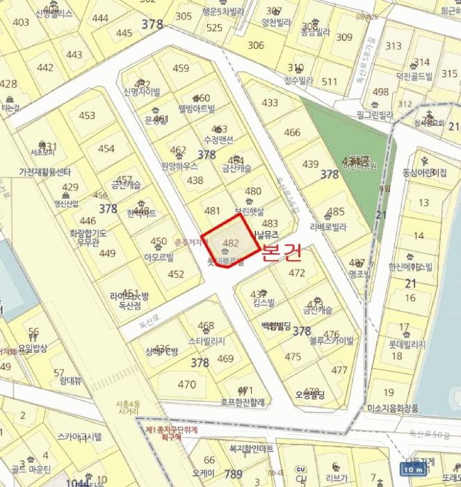 서울특별시 금천구 독산동 378-482 롯데블루빌 제5층 제501호 다세대(빌라) 경매 사진 13