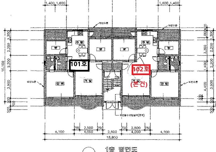 경기도 용인시 처인구 모현읍 능원리 187-1 1층102호 다세대(빌라) 경매 사진 10