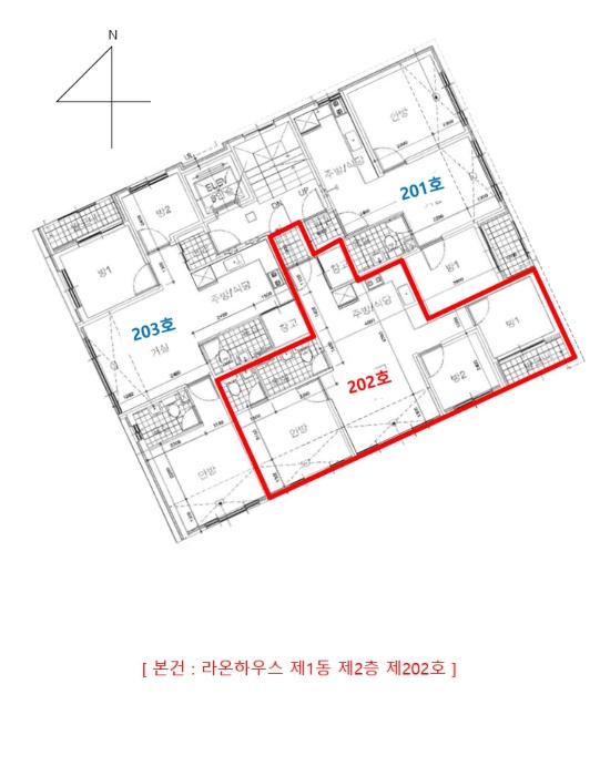 인천광역시 서구 청마로 73, 1동 2층202호 (당하동,라온하우스)구) 인천광역시 서구 당하동 1084-6 다세대(빌라) 경매 사진 10