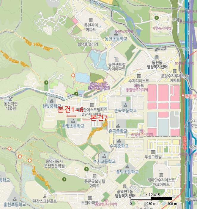 경기도 용인시 수지구 동천동 935 한빛마을래미안이스트팰리스1단지 상가동 지하1층1블록-19호 근린상가 경매 사진 21