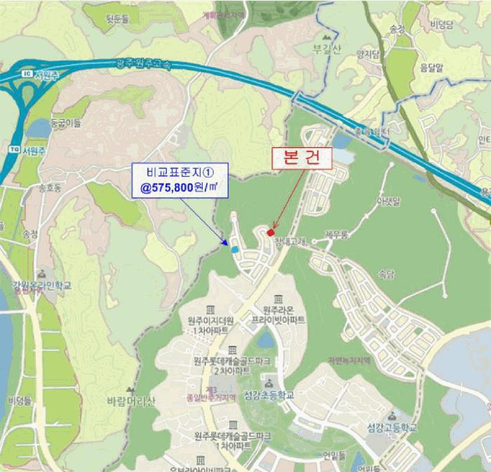 강원특별자치도 원주시 지정면 가곡리 1439-12 대지 경매 사진 7