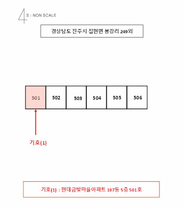 경상남도 진주시 집현면 봉강리 249 현대금빛마을아파트 107동 5층501호 아파트 경매 사진 5