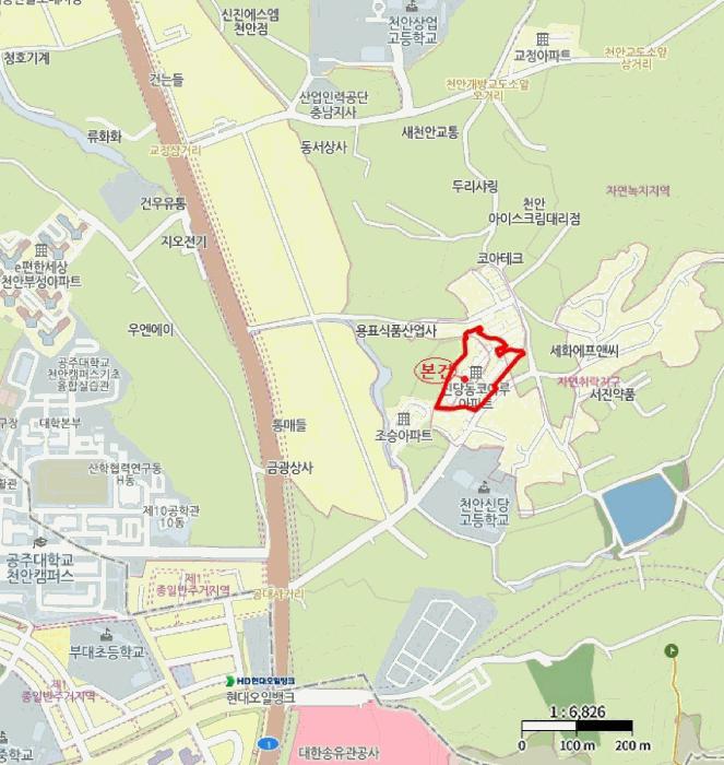 충청남도 천안시 서북구 신당동 284-1 신당코아루아파트 102동 1층103호 아파트 경매 사진 25