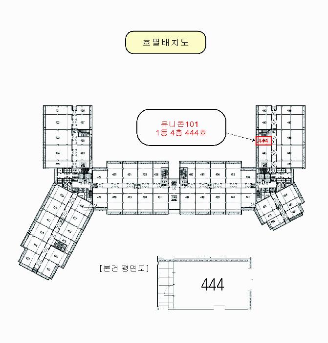 충청남도 아산시 탕정면 용두리 728 유니콘101 1동 4층444호 아파트형공장 경매 사진 16