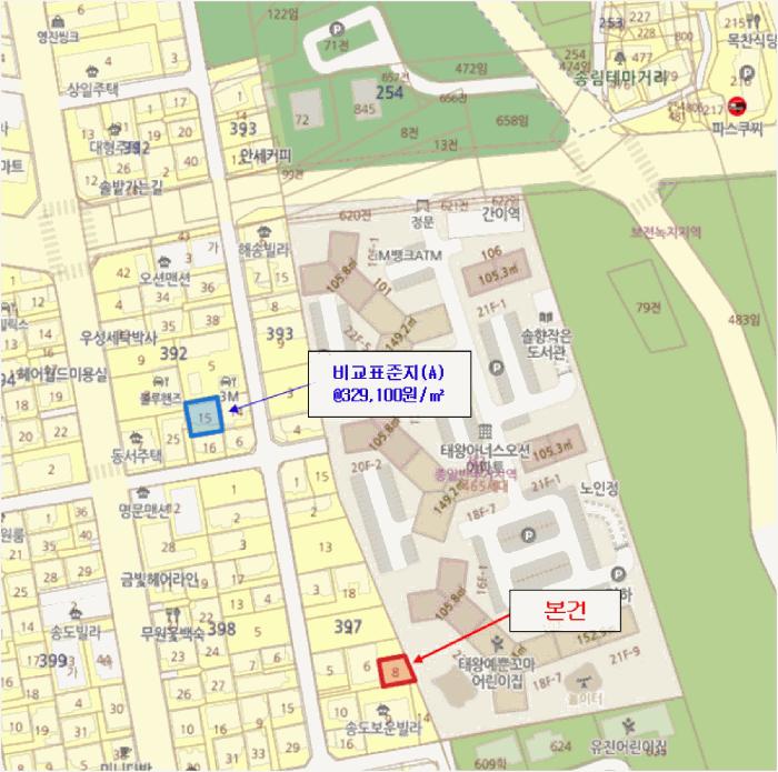 경상북도 포항시 남구 송도동 397-8 대지 경매 사진 5