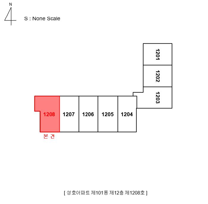 전라남도 광양시 중동 1686 성호아파트 101동 12층 1208호 아파트 경매 사진 9