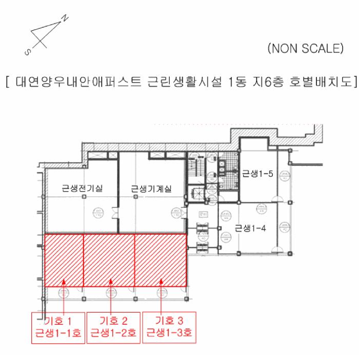 부산광역시 남구 문현동 1250 대연양우내안애퍼스트 근린생활시설1동 지6층근생1-1호 근린상가 경매 사진 13