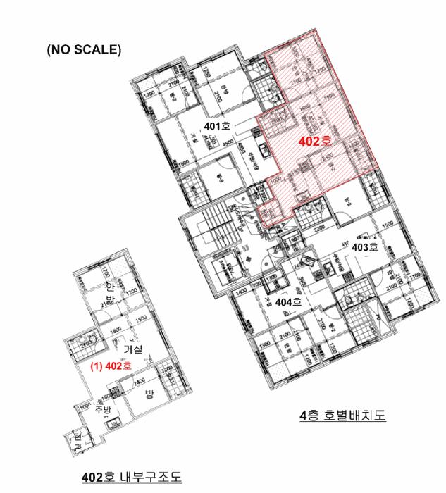 경기도 안양시 만안구 박달동 28-2 미영팰리스 에이동 4층402호 다세대(빌라) 경매 사진 14