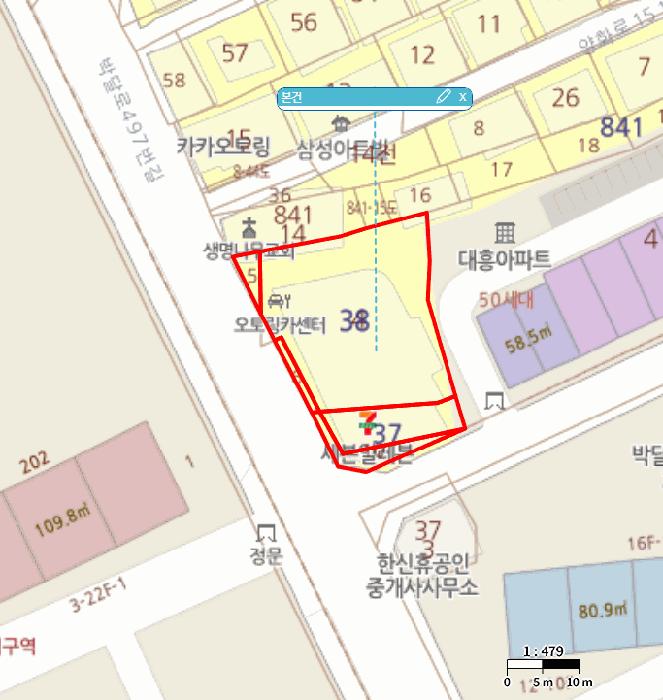 경기도 안양시 만안구 박달동 38-4 1층105호 근린상가 경매 사진 12
